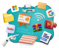 Цифровая база для школьника - КИБЕРшкола программирования для детей, компьютерные курсы для школьников, начинающих и подростков - KIBERone г. Сергиев Посад