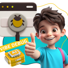 Тестирование & Vibe Debug. Охотники за багами - КИБЕРшкола программирования для детей, компьютерные курсы для школьников, начинающих и подростков - KIBERone г. Сергиев Посад