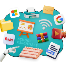 Цифровая база для школьника - КИБЕРшкола программирования для детей, компьютерные курсы для школьников, начинающих и подростков - KIBERone г. Сергиев Посад