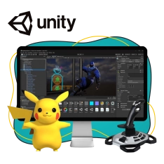 Мир игр на Unity 2D на популярном движке + AI-помощники - КИБЕРшкола программирования для детей, компьютерные курсы для школьников, начинающих и подростков - KIBERone г. Сергиев Посад