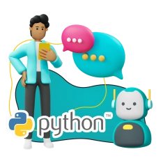 Умный чат-бот на Python на Telegram - КИБЕРшкола программирования для детей, компьютерные курсы для школьников, начинающих и подростков - KIBERone г. Сергиев Посад
