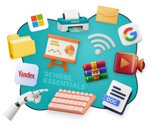 Цифровая база для школьника - КИБЕРшкола программирования для детей, компьютерные курсы для школьников, начинающих и подростков - KIBERone г. Сергиев Посад